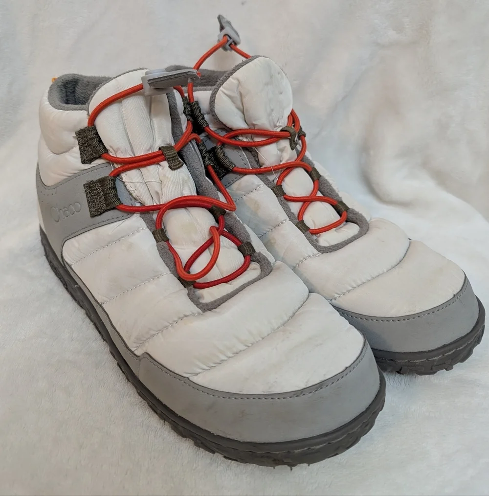 Chaco Ramble Puff Men's Water-Resistant Boots Glacier White Size 8.5 Women's 10